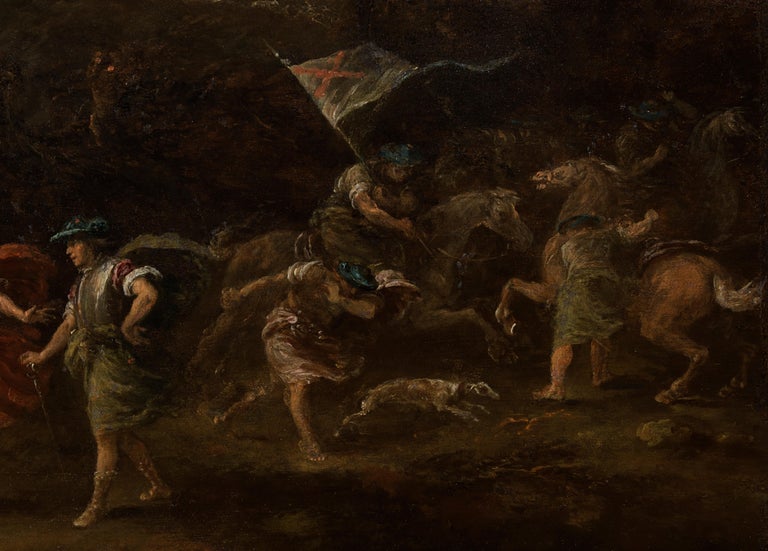 Macbeth and the Three Witches a Painting on Panel by Francesco Zuccarelli For Sale 7
