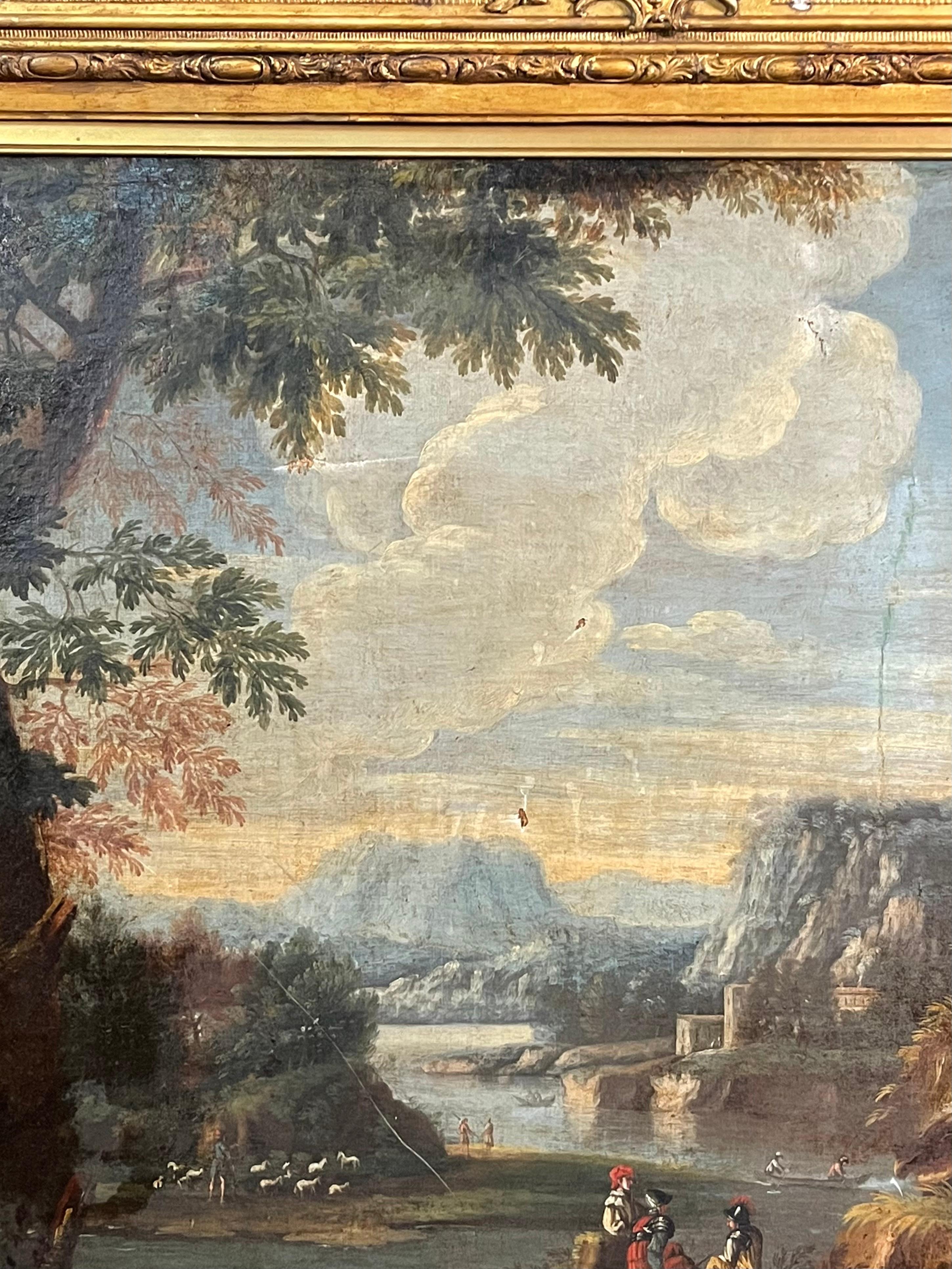 International Style Francesco Zuccarelli Period Italian Landscape Painting