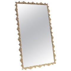 Franch Art Deco Cast Bronze Mirror
