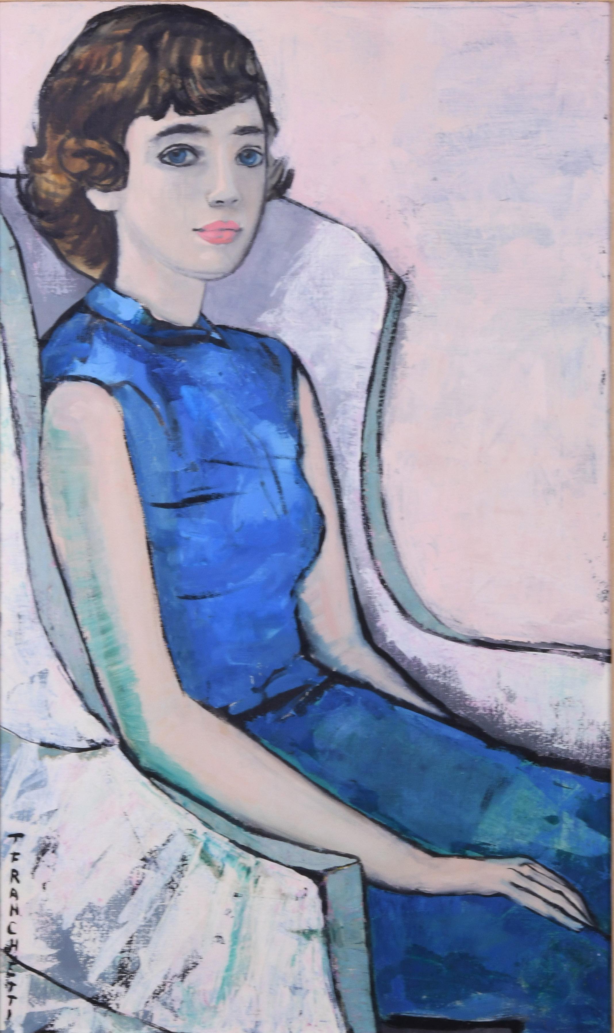Portrait de jeune femme (autoportrait de l'artiste ?) en vente 1
