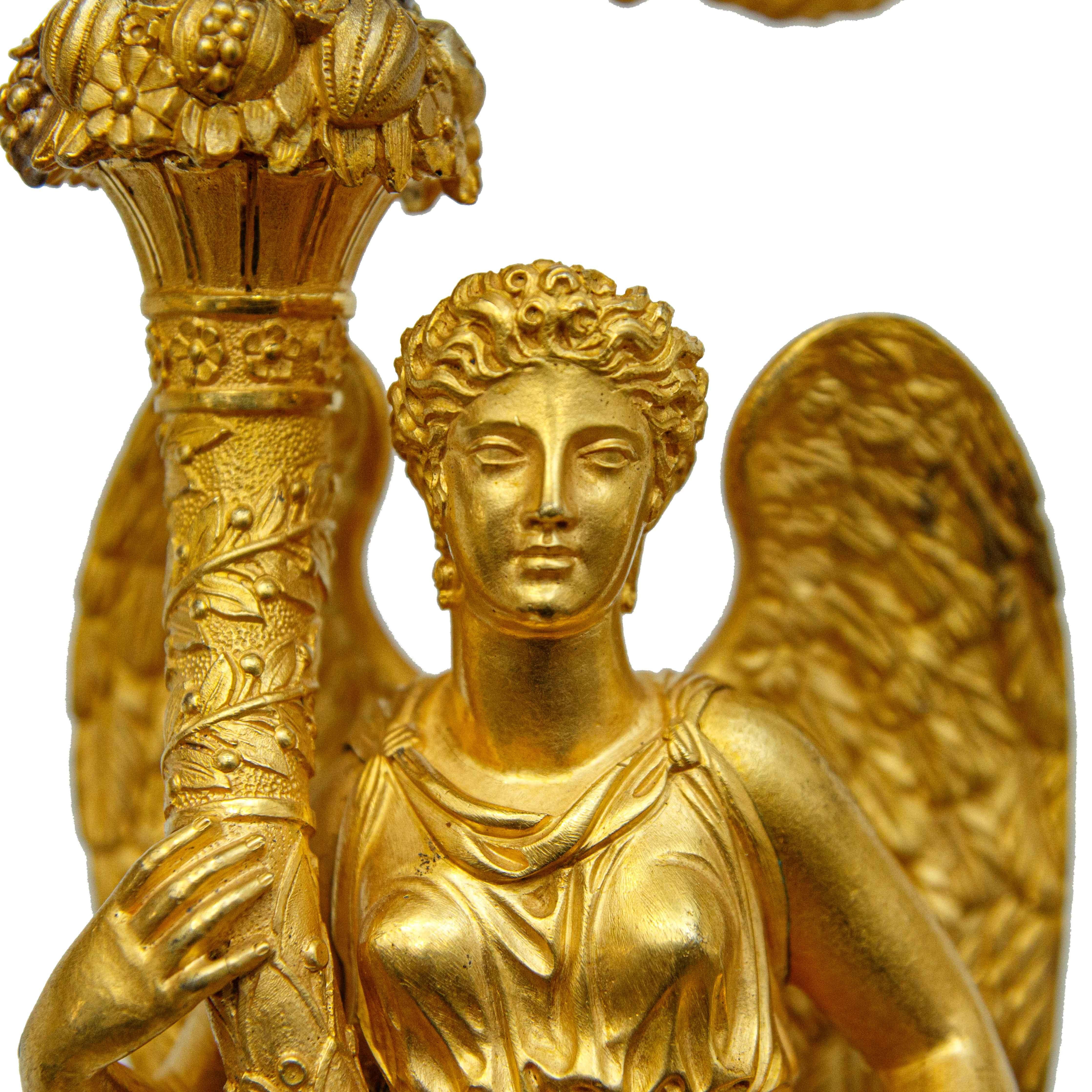 Francia, epoca Impero, Coppia di candelabri a quattro luci in vendita 3