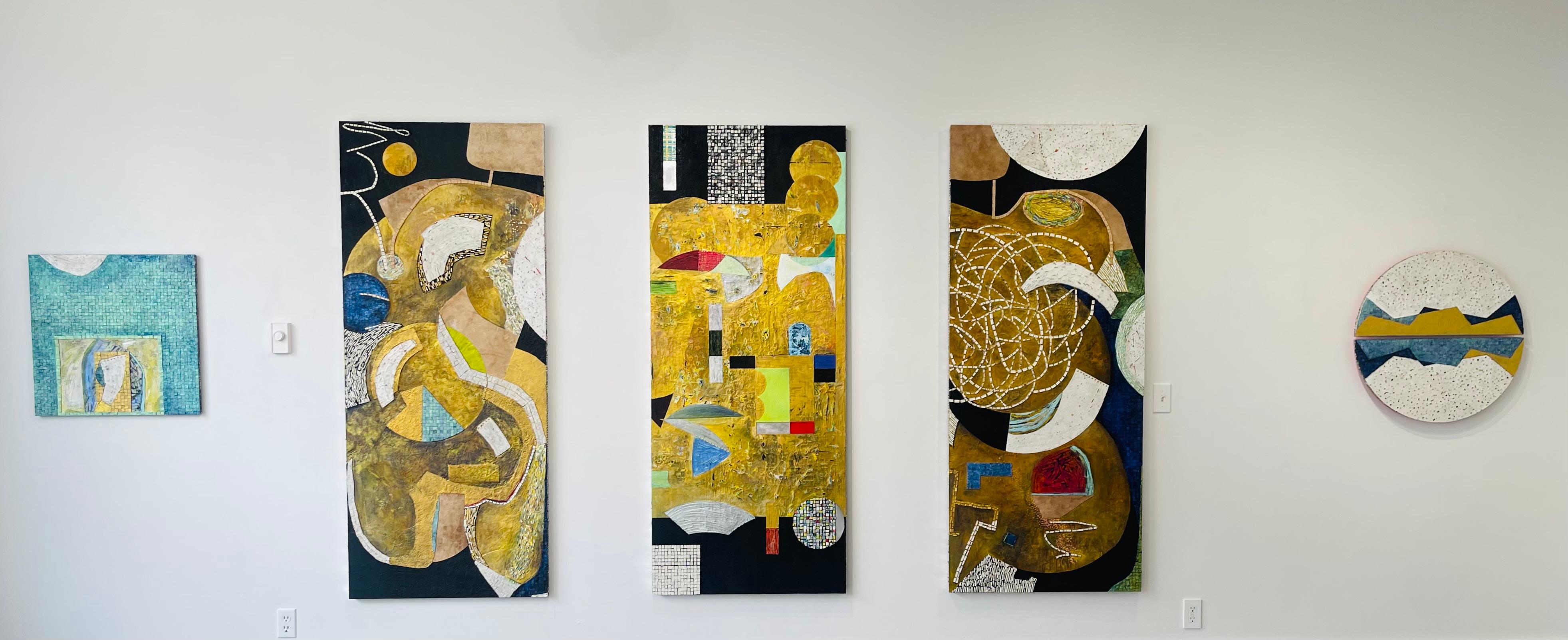 Tempo nº 2 - Mixed Media Art Abstracto de Francie Hester