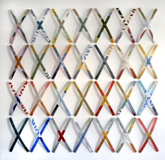 Achse 9  (Skulptur, Textur, Malerei, abstrakt, Muster, geometrisch)