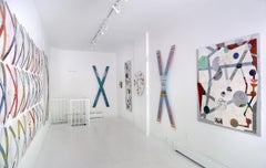 Confluence 23 B (sculptural, layered, painting, abstract, patterns, geometric)