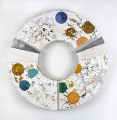 Convex 23-A (scultura, stratificazione, pittura, astratto, motivi, geometrico)