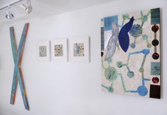 Portal 23 #4 (sculptural, layered, painting, abstract, patterns, organic)