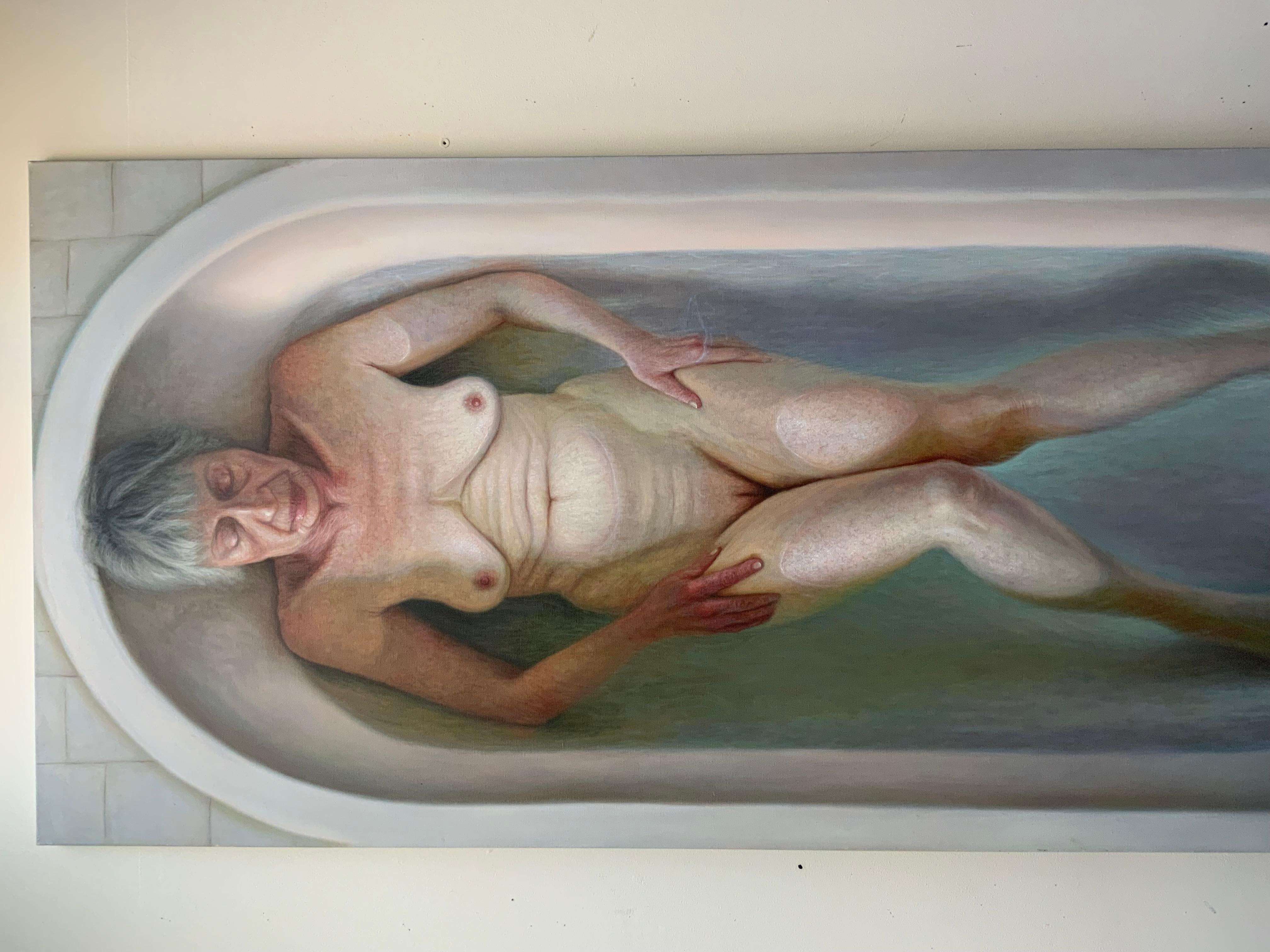 Delicate flesh - Realist Painting by Francien Krieg