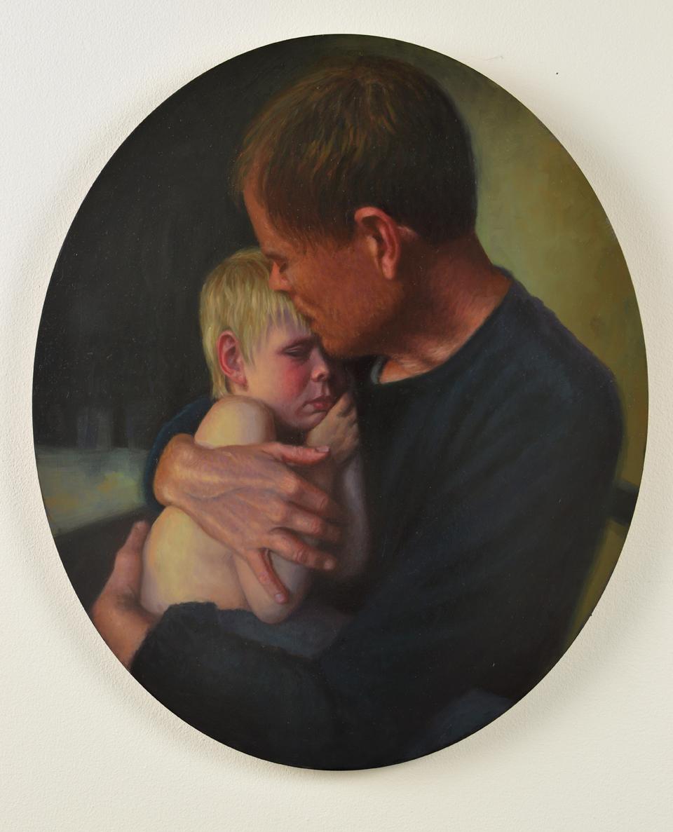 Francien Krieg Figurative Painting - Fathers