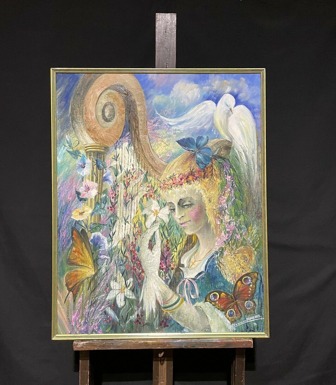 Artist/ School: Francine Braniard (French contemporary), signed

Title: titled verso

Medium:  oil painting on canvas, framed

Size: framed 37 x 29.5 inches.
        
Provenance: all the paintings we have for sale by this artist have come from a