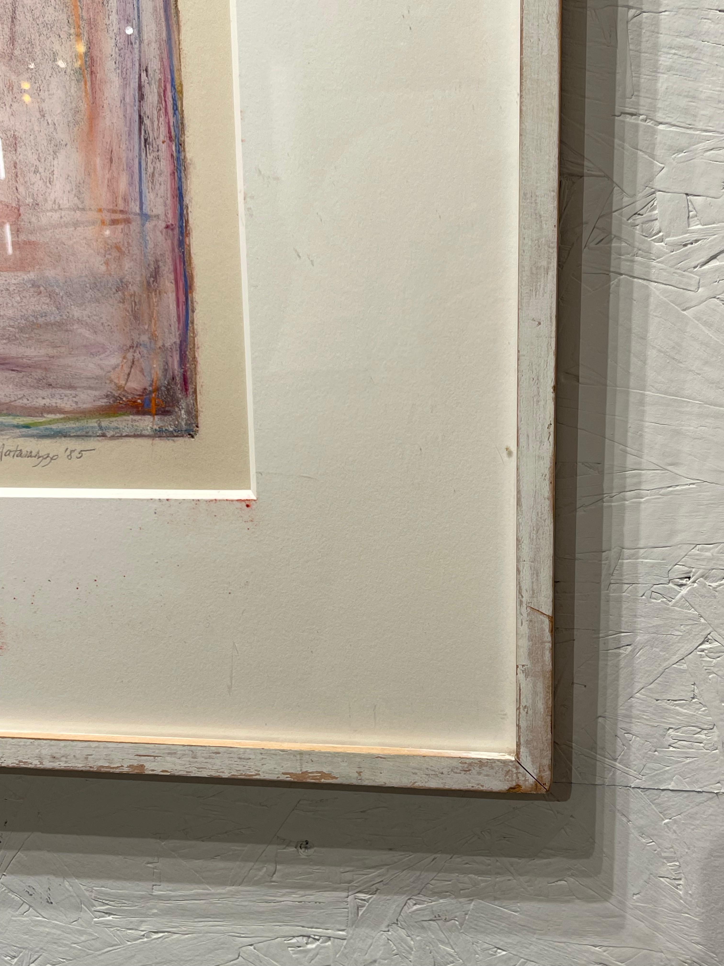 Francine Matarazzo Pastell auf Papier, 1980er Jahre (20. Jahrhundert) im Angebot