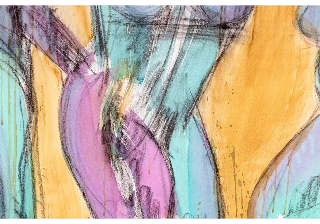 Francine Tint (Am. B. 1943) Gran pintura figurativa titulada 