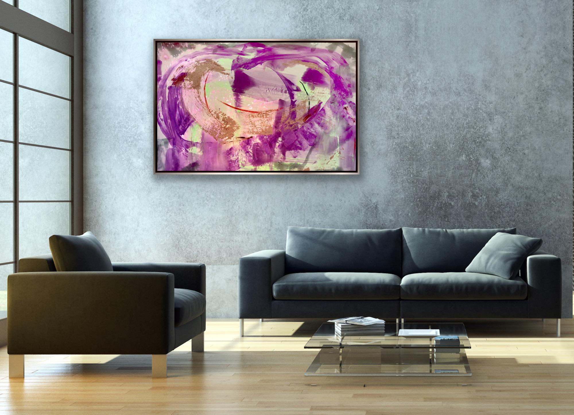 Bijoux - Abstract Expressionist Painting by Francine Tint