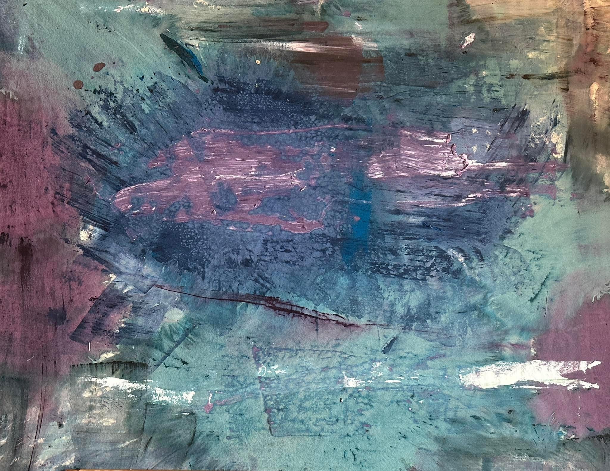 Francine Tint Abstract Painting - River Spirit