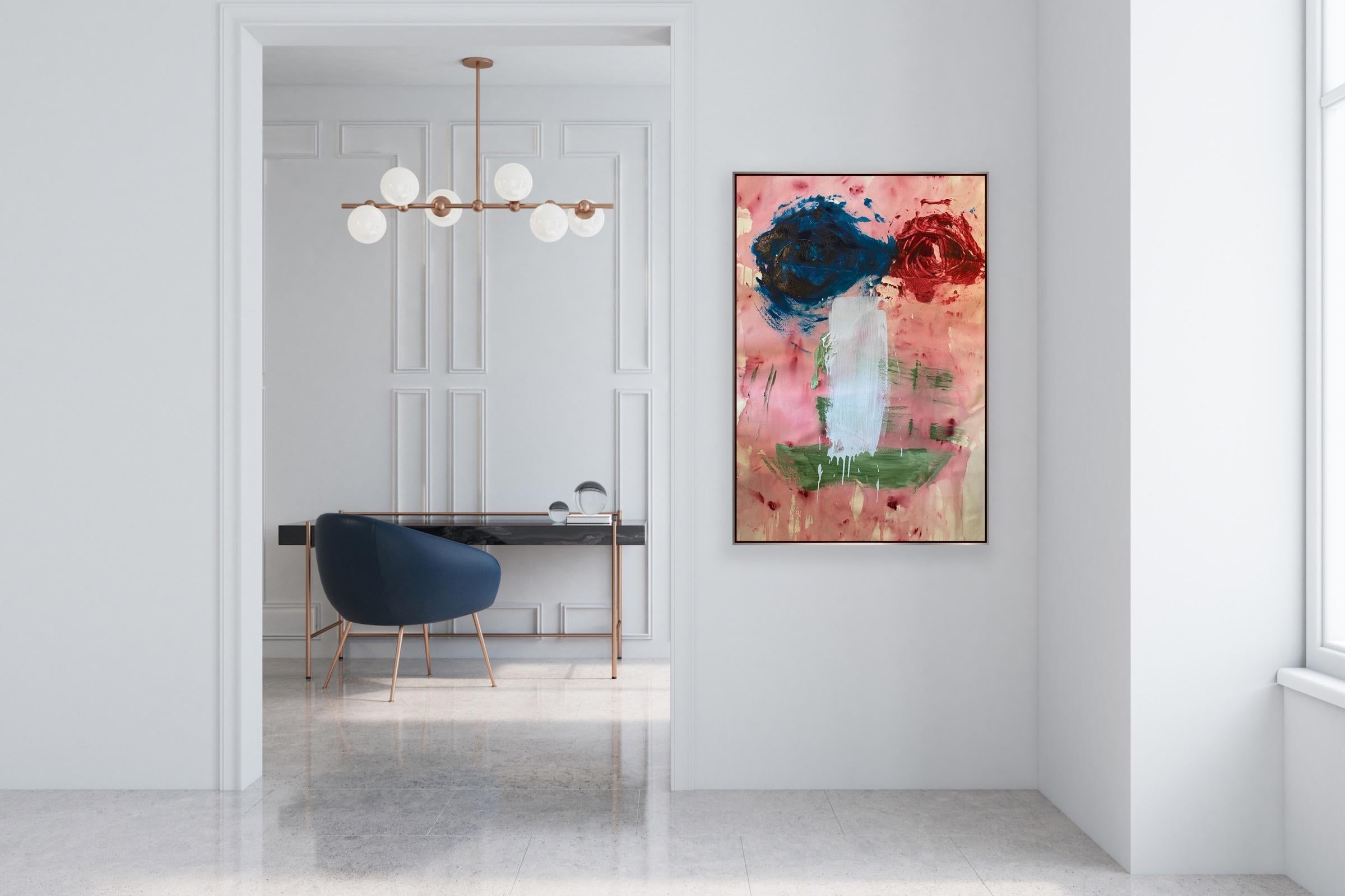 Giardino delle rose - Painting Neoespressionismo di Francine Tint