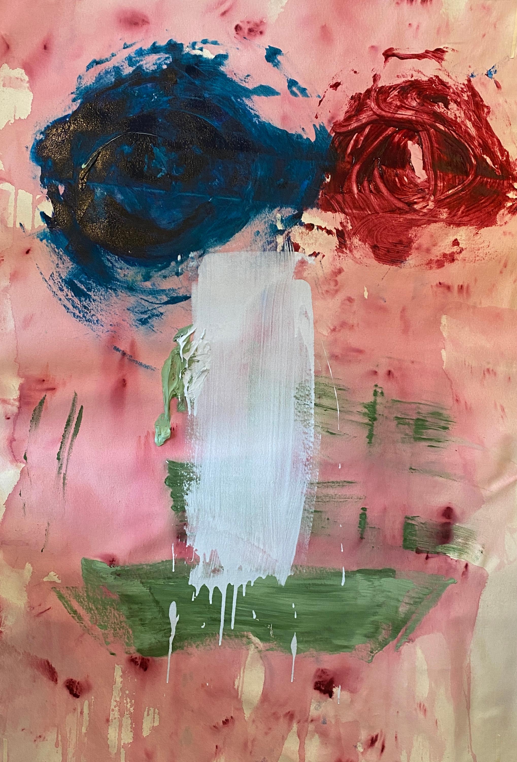 Francine Tint Abstract Painting - Rose Garden 