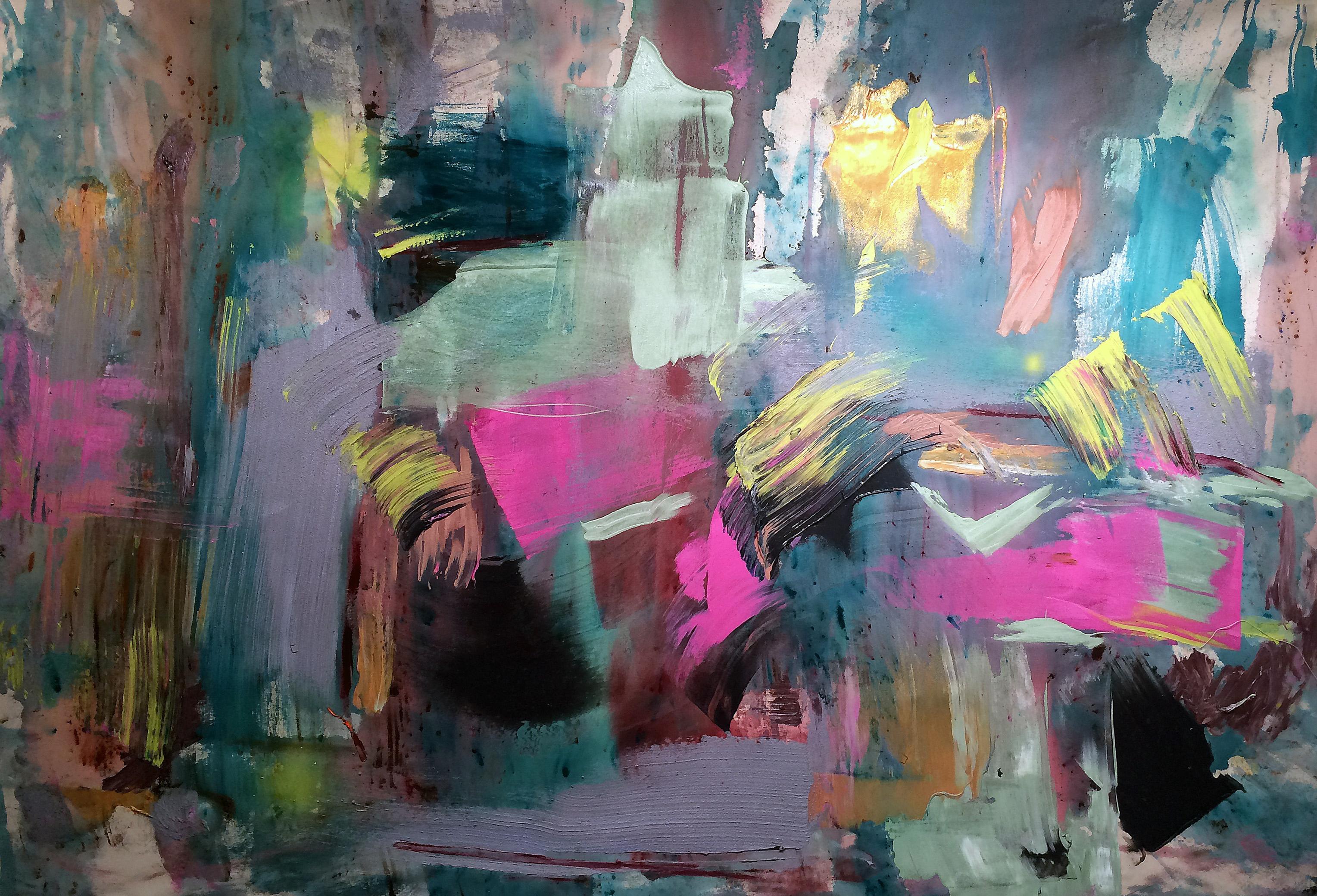 Abstract Painting di Francine Tint - Giardino del mare