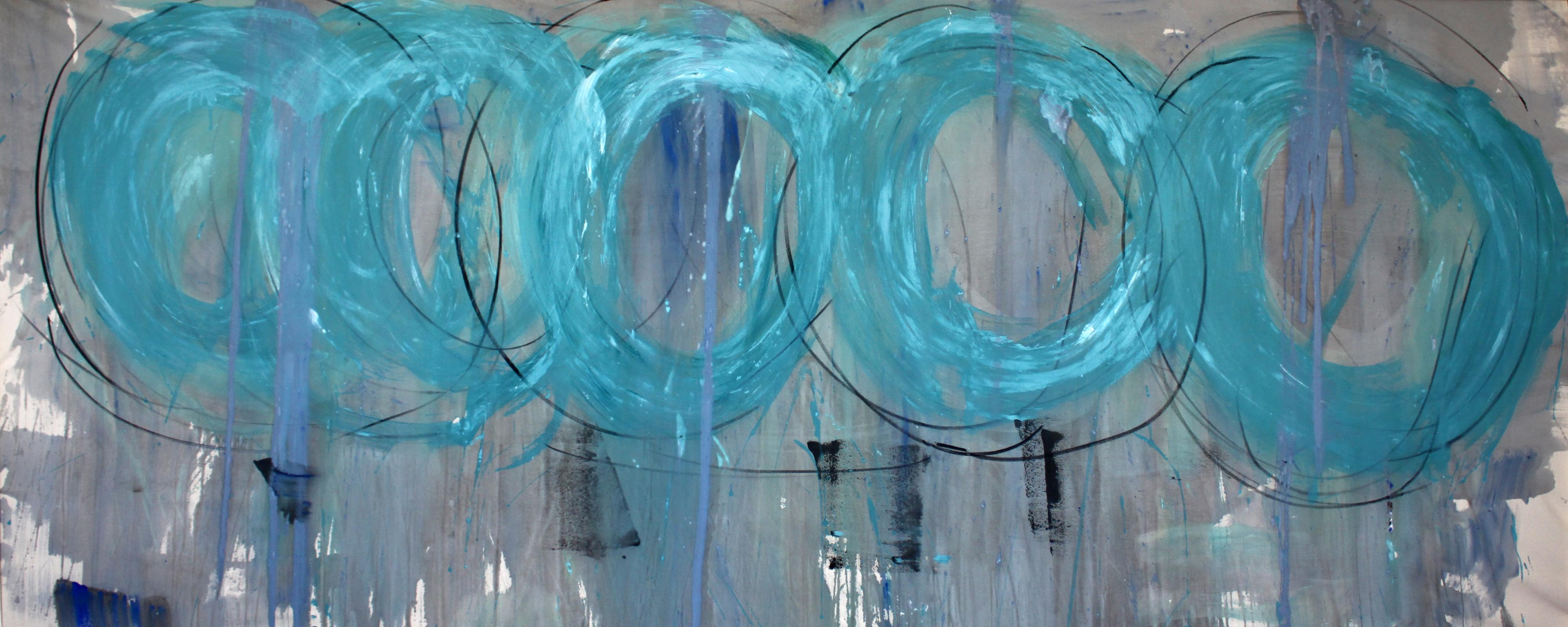 Francine Tint Abstract Painting - Seven Sirens