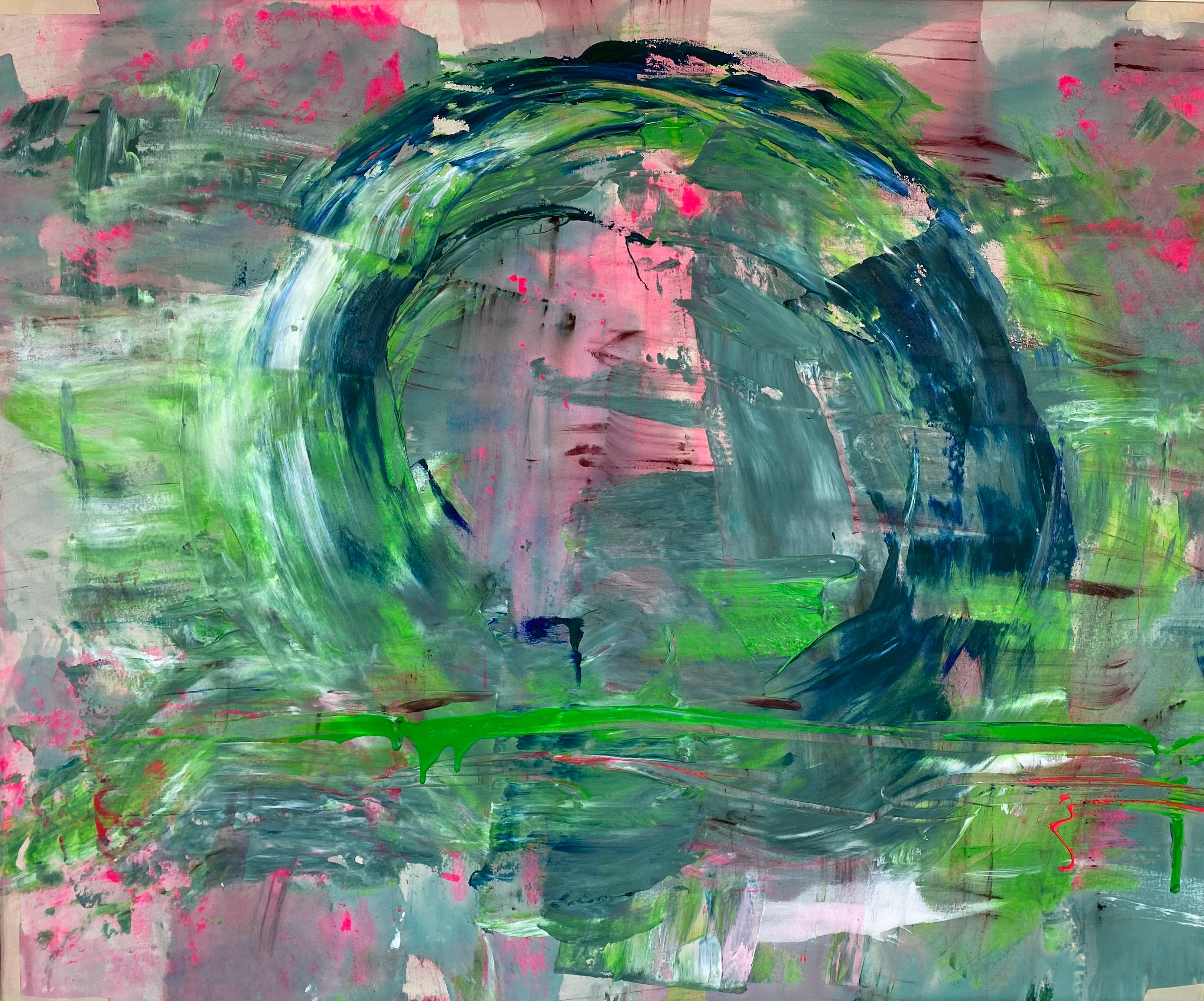 Francine Tint Abstract Painting - Spring Into Action