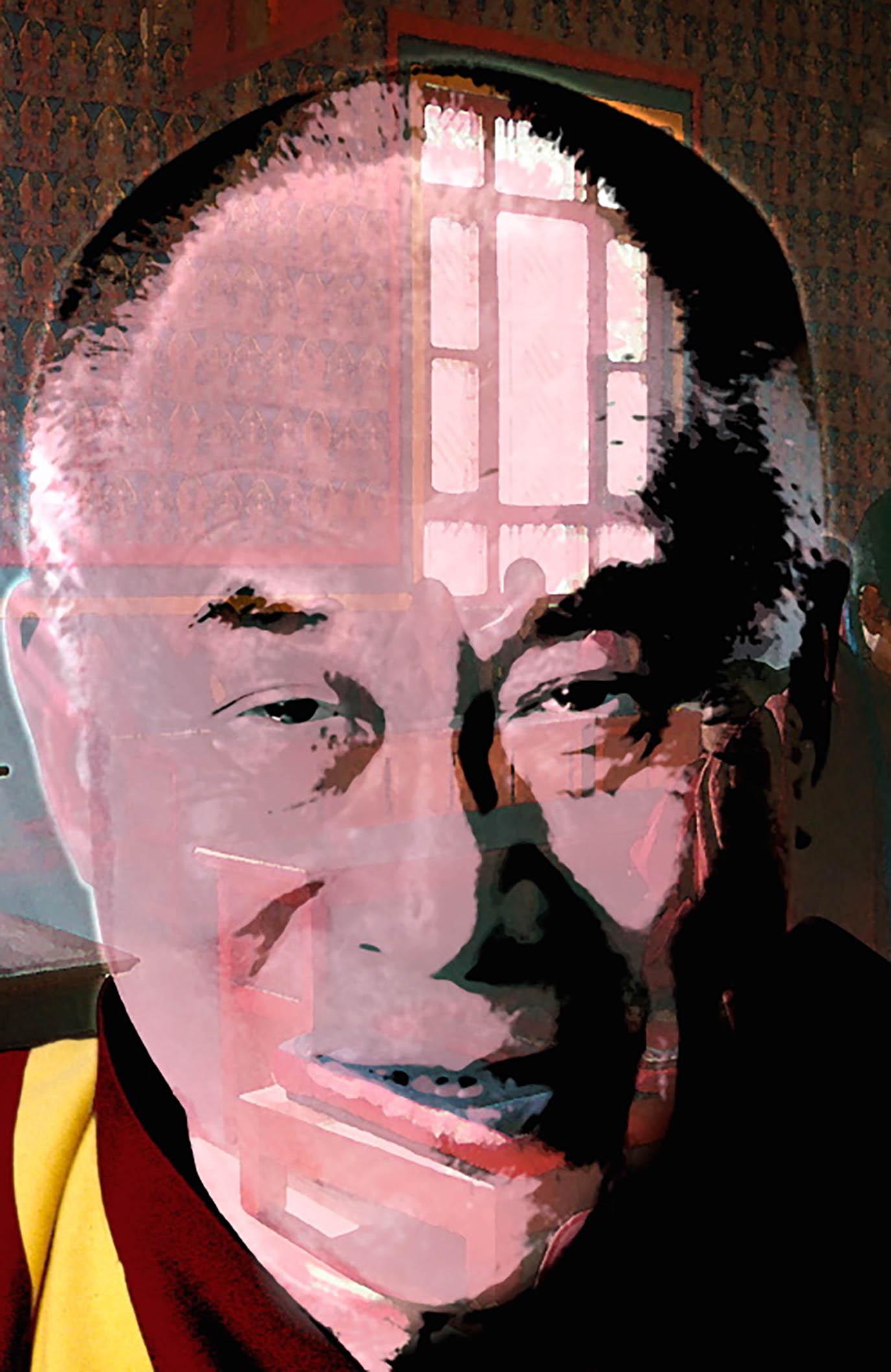 Dalai Lama - Photograph by Francis Apesteguy