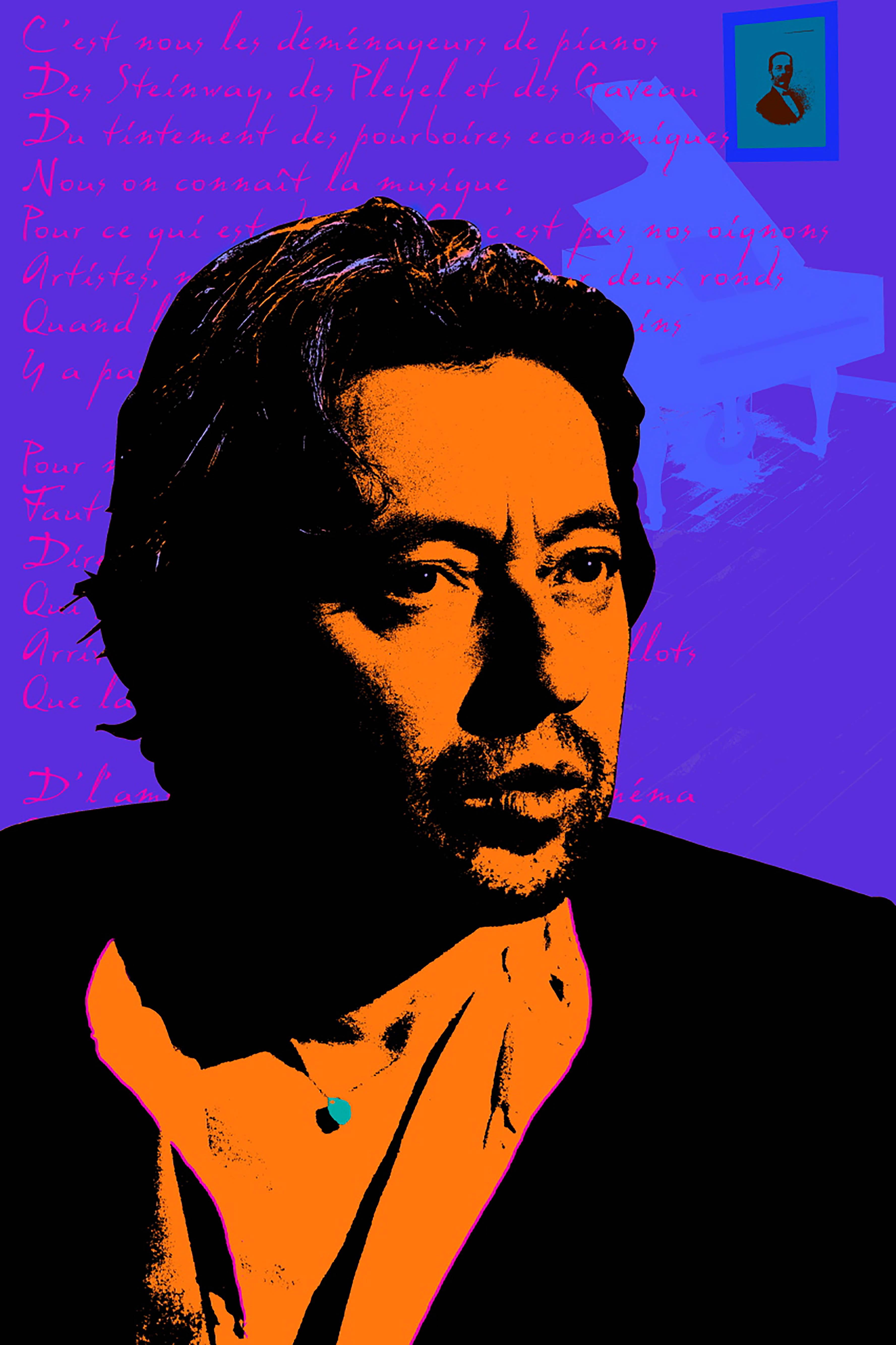 Gainsbourg - Photograph by Francis Apesteguy