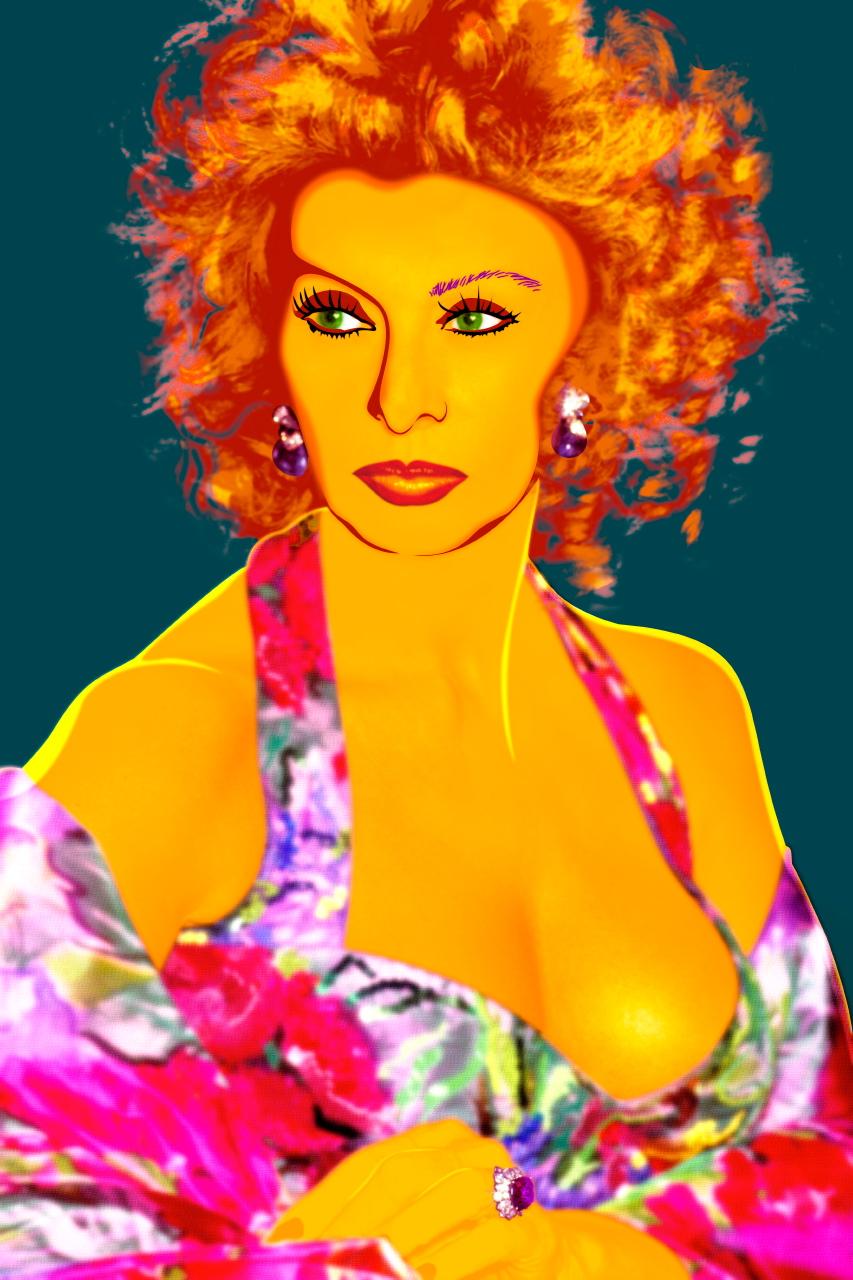 Sophia Loren - Photograph de Francis Apesteguy