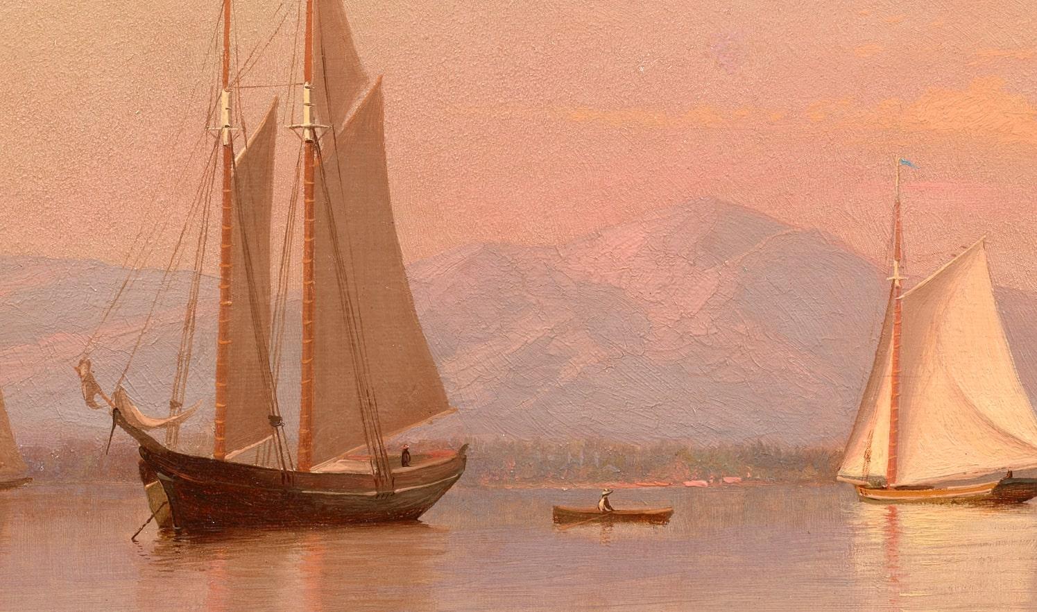 Blick auf den Hudson, die Catskills in der Ferne im Angebot 3
