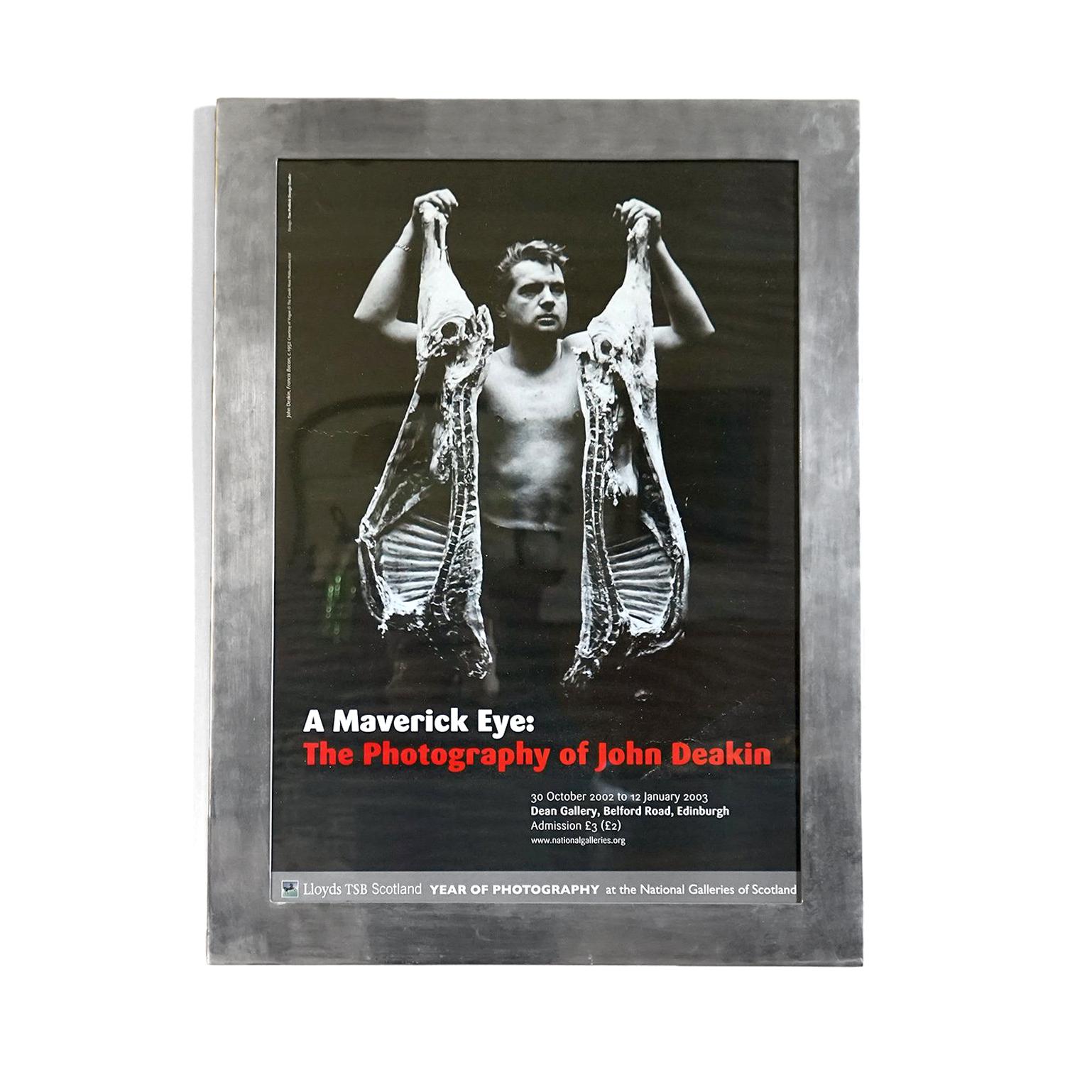 Vintage Framed Photography Print

An exhibition poster for John Deakin’s ‘A Maverick Eye’ in The Dean Gallery, Edinburgh.

Depicting one of Deakin’s most famous portraits, Francis Bacon originally shot for Vogue in the 1950s.

In a complementary and