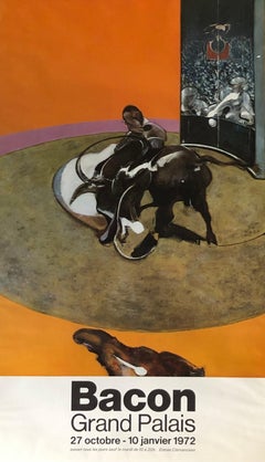 Francis Bacon exhibition poster 1970s