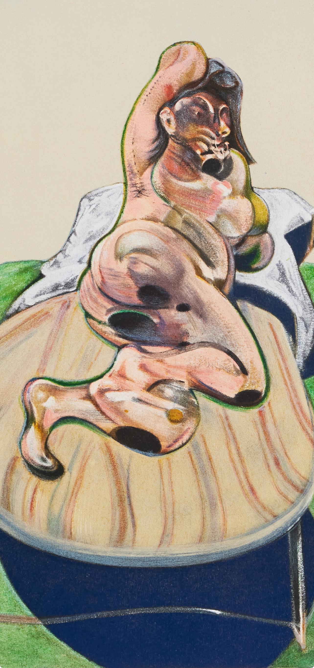 Bacon, Henrietta Moraes, Derrière le miroir (after) - Print by Francis Bacon