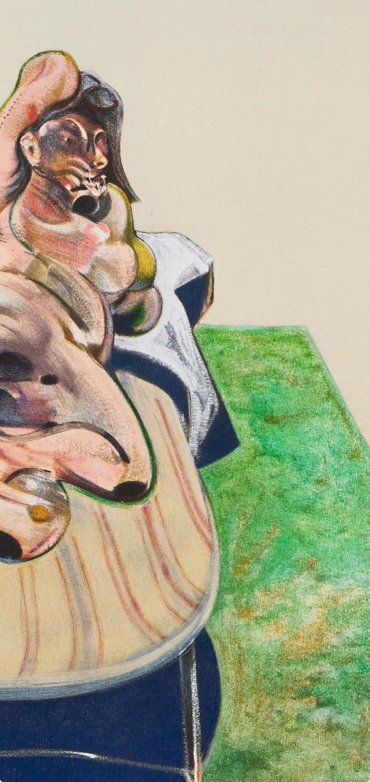 Bacon, Henrietta Moraes, Derrière le miroir (after) - Modern Print by Francis Bacon