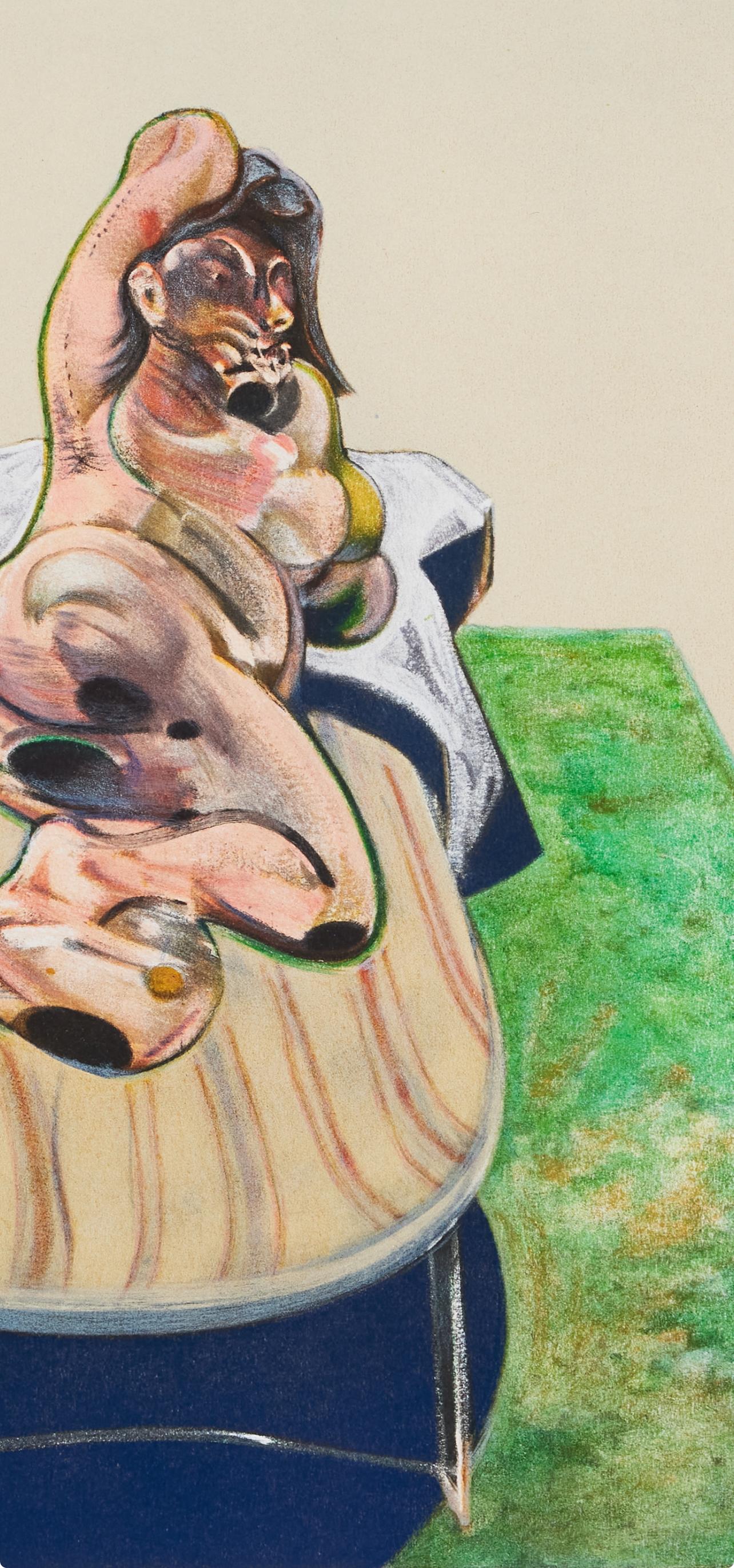 Bacon, Henrietta Moraes, Derrière le miroir (after) - Modern Print by Francis Bacon