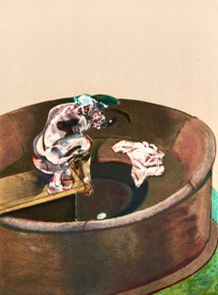 Bacon, Retrato de George Dyer agachado, Derrière le miroir (después de)