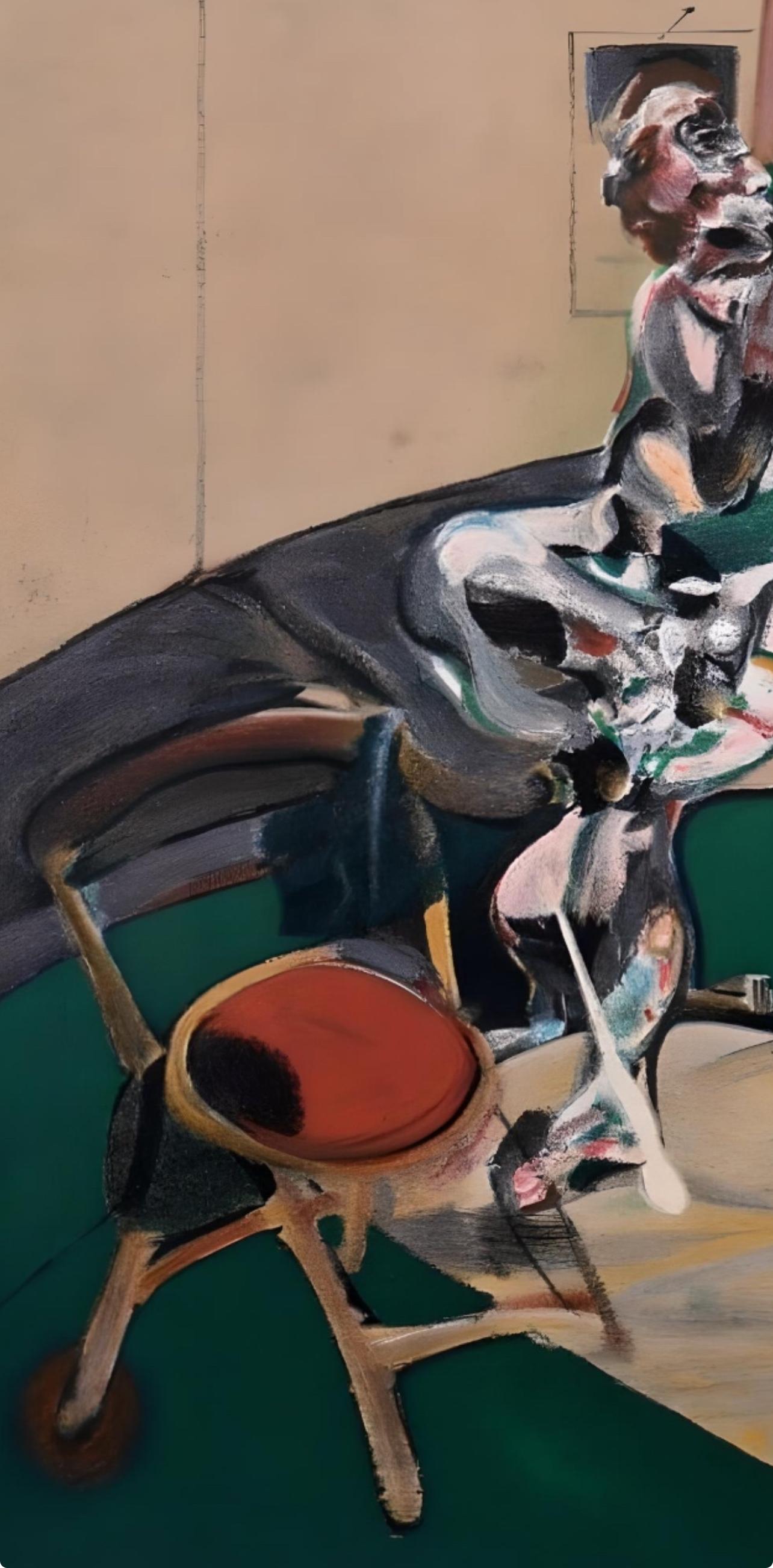 francis bacon portrait of george dyer crouching