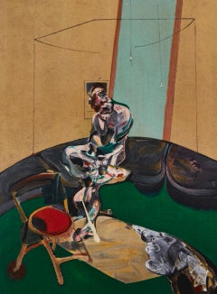 Bacon, Portrait of George Dyer Staring at Blind-Cord, Derrière le miroir (after)
