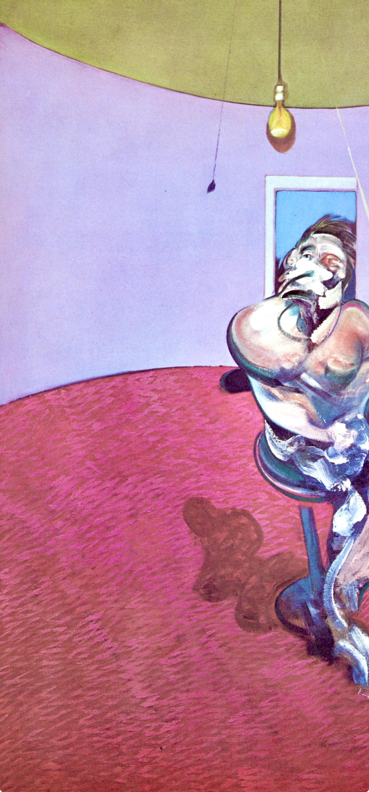 Bacon, Retrato de George Dyer Talking, Derrière le miroir (después) - Print Moderno de Francis Bacon