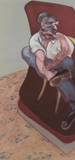 Francis Bacon, Study for Portrait of Lucian Freud, Derriere le Miroir (after)
