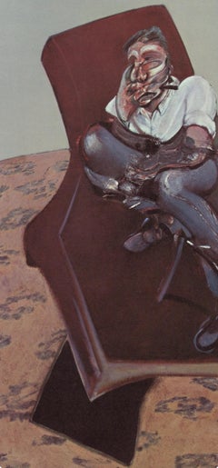 Francis Bacon, Study for Portrait of Lucian Freud, Derriere le Miroir (after)