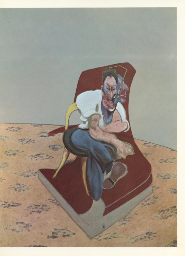 Francis Bacon, Study for Portrait of Lucian Freud, Derriere le