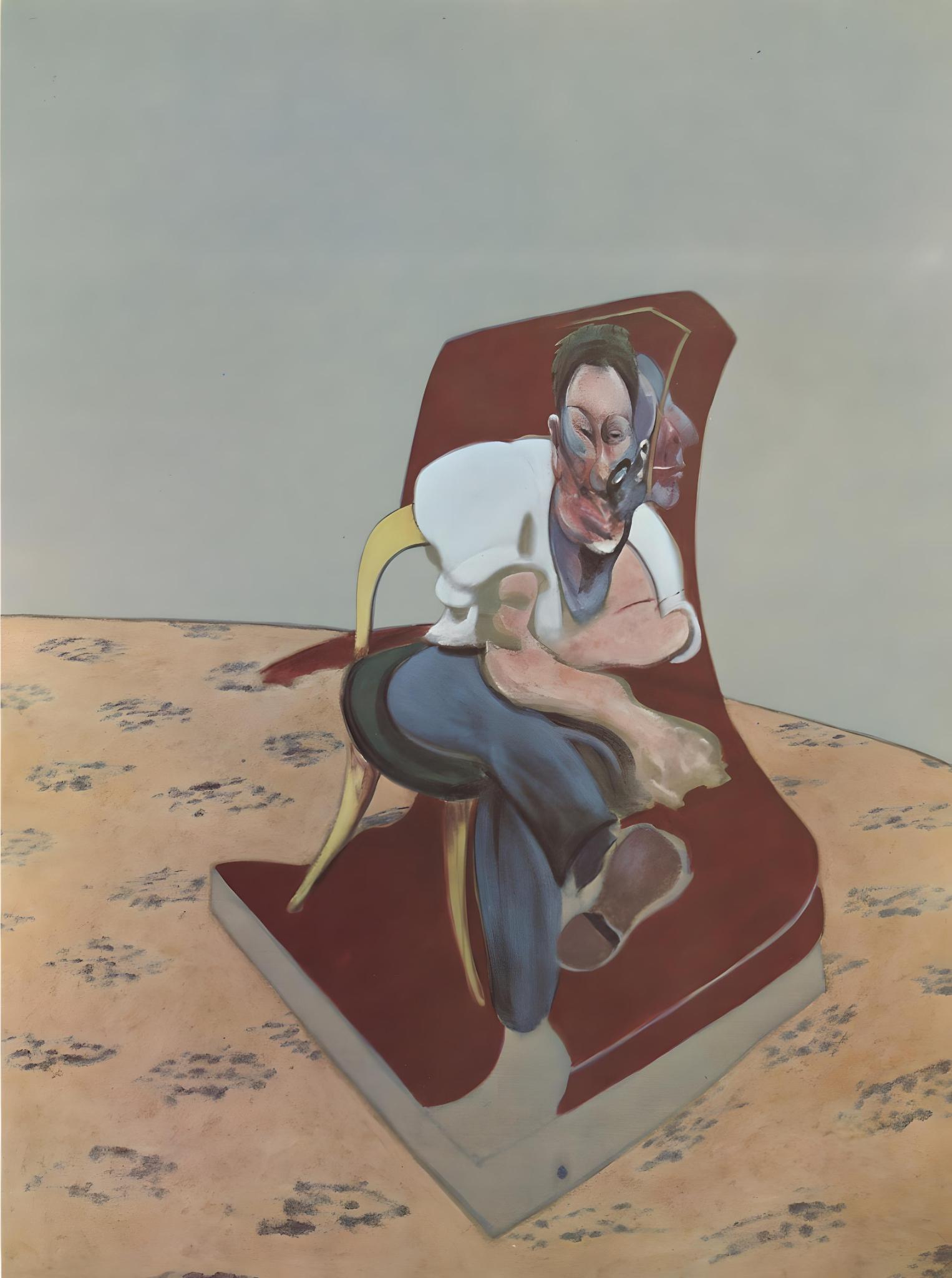 Bacon, Three Studies for Portrait of Lucian Freud, Derrière le miroir (after) For Sale 8