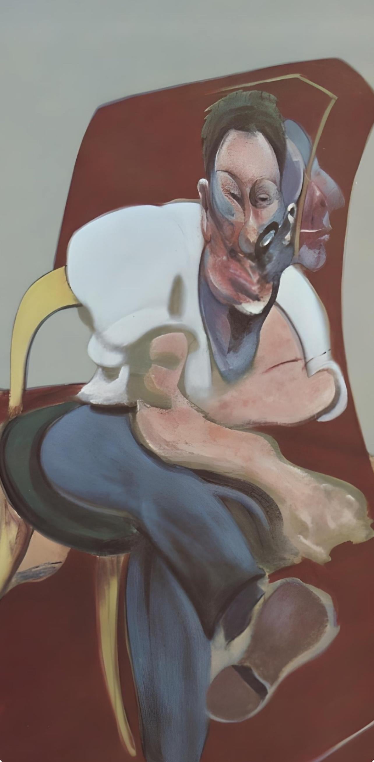 Bacon, Three Studies for Portrait of Lucian Freud, Derrière le miroir (after) For Sale 8