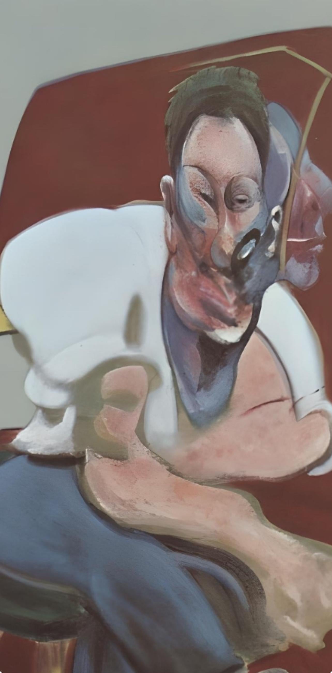 Bacon, Three Studies for Portrait of Lucian Freud, Derrière le miroir (after) For Sale 9