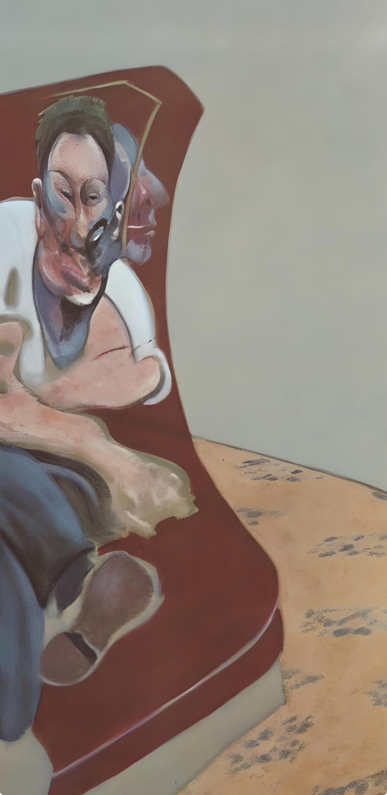 Bacon, Three Studies for Portrait of Lucian Freud, Derrière le miroir (after) For Sale 10