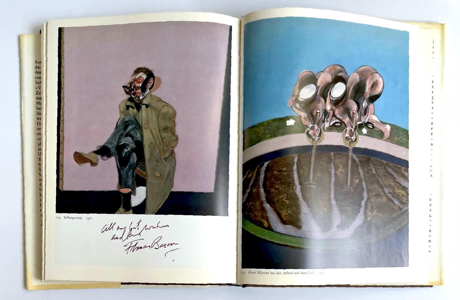 Book: Francis Bacon von [with] John Russell (hand signed and inscribed twice) For Sale 9