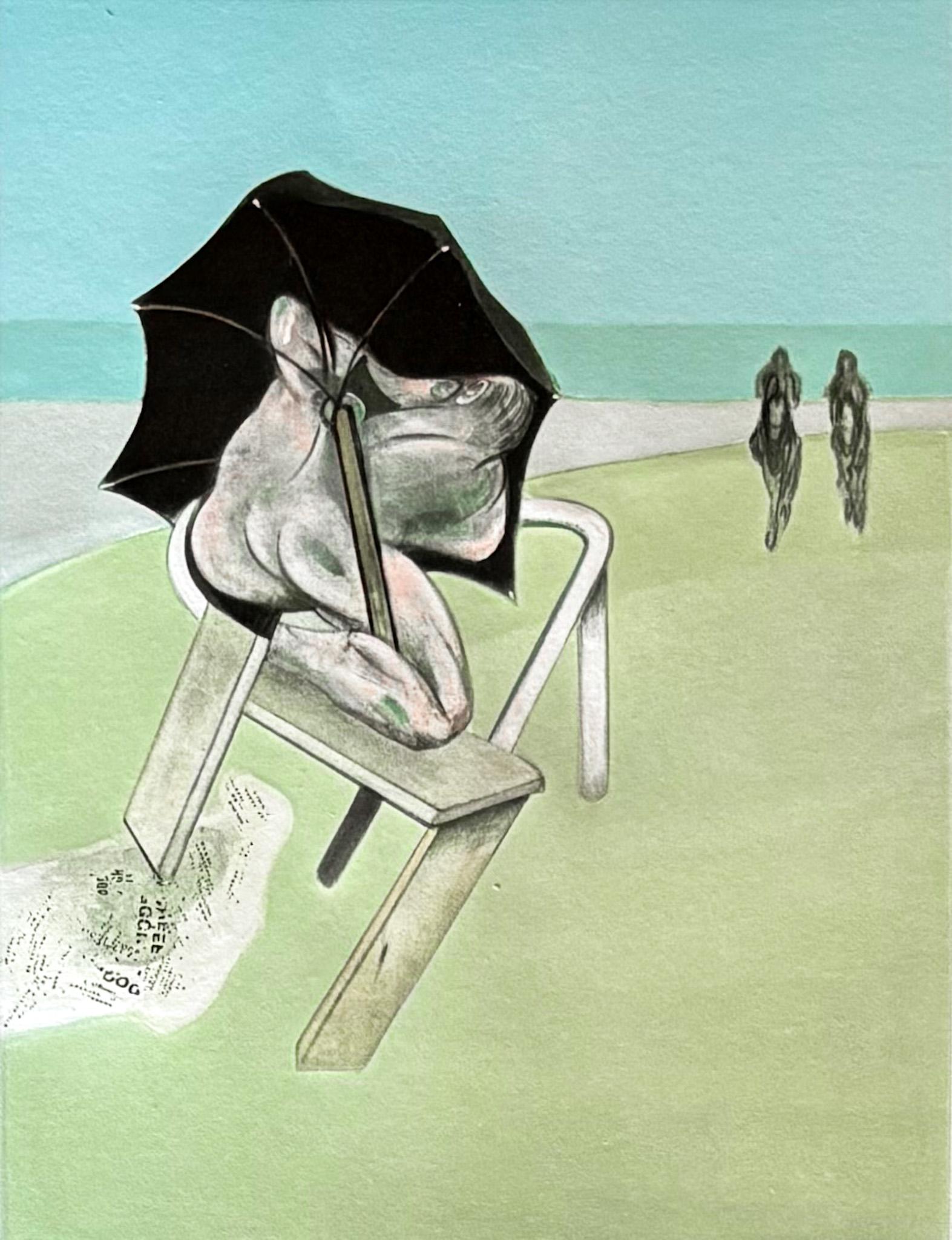 Francis Bacon (1909-1992) - Farbradierung und Aquatinta auf Guarro-Bütten im Angebot 2