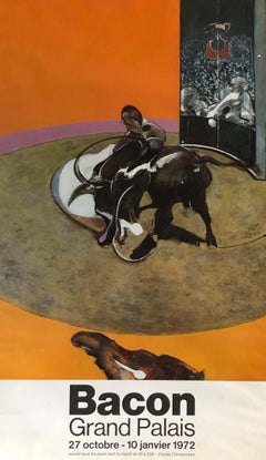 Francis Bacon exhibition poster 1970s