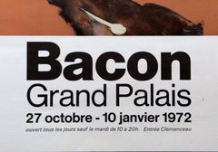 Francis Bacon - original vintage exhibition poster of Study for Bullfight No. 1