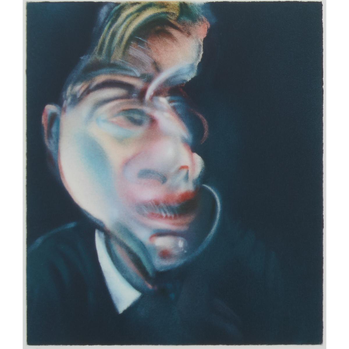 Francis Bacon 'Three Studies for Self-Portrait' Édition limitée signée en vente 1