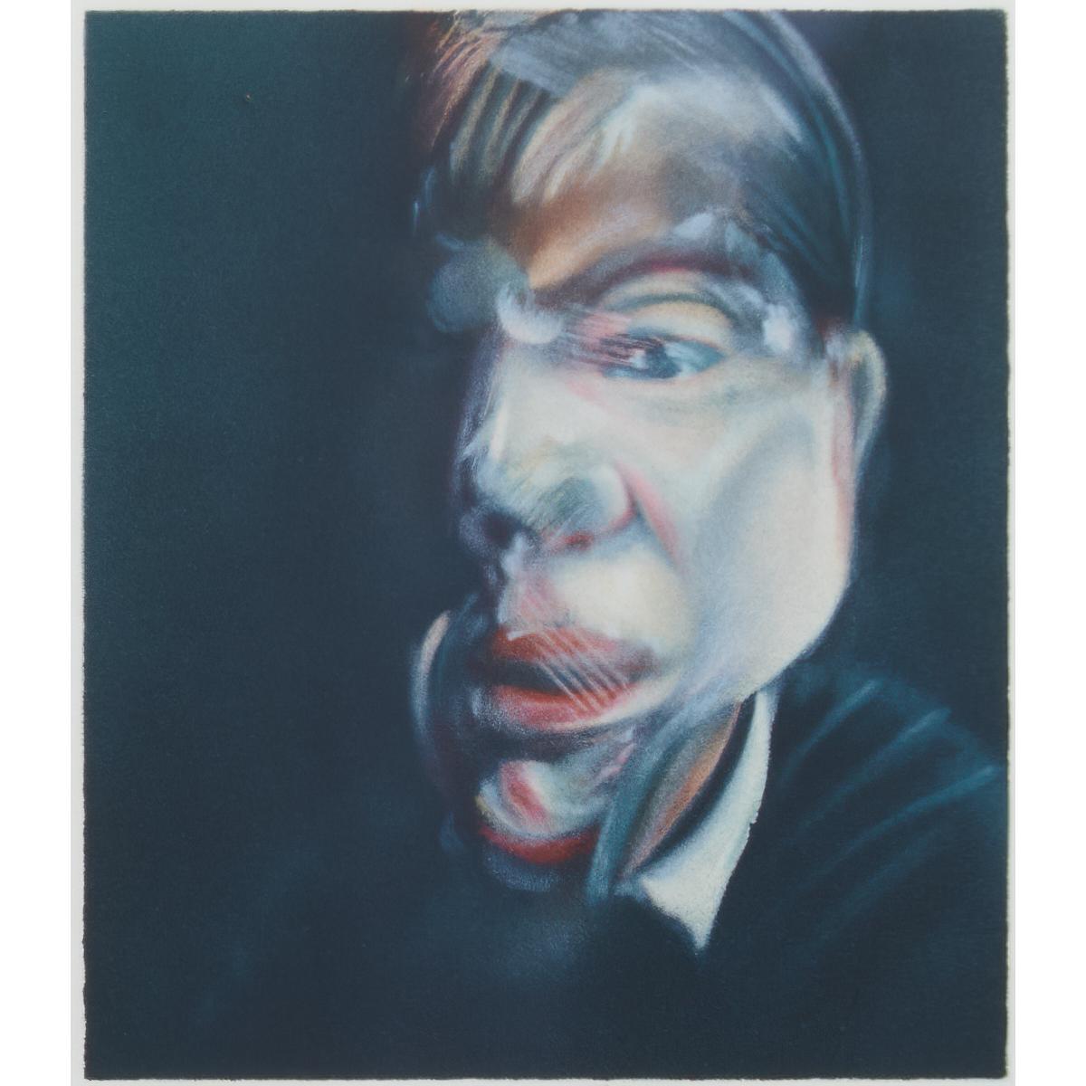 Francis Bacon 'Three Studies for Self-Portrait' Édition limitée signée en vente 3