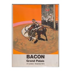 „Study for Bullfight I“ Retrospektives Poster des modernen Expressionismus im Grand Palais, Grand Palais