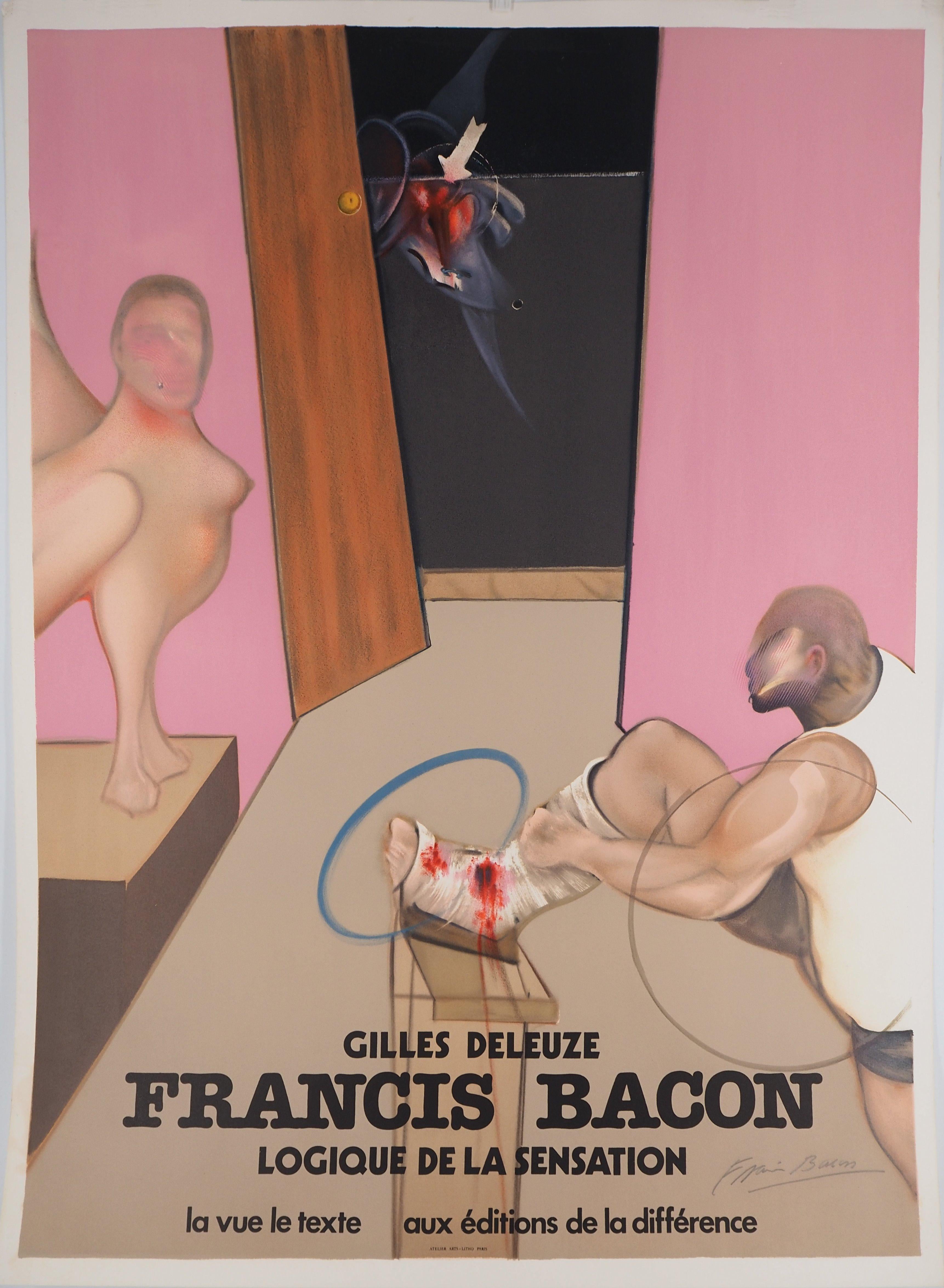 Francis Bacon Figurative Print – Oedipe und der Sphinx – Originallithographie, handsigniert